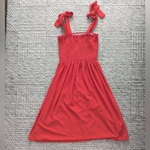Lightweight red summer dress (S/M)
